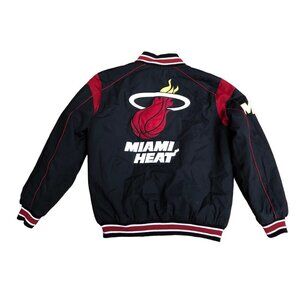 VINTAGE NBA Reversible Miami Heat Varsity Jacket Large